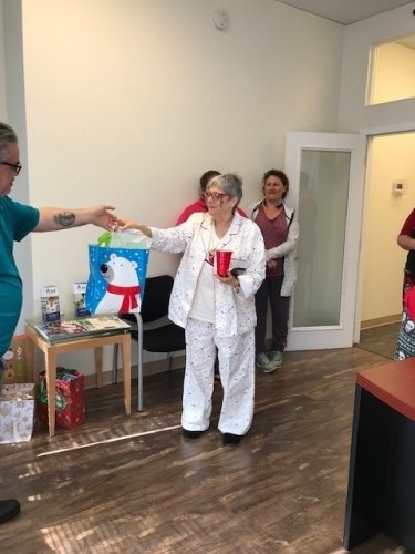 Tampa office PJs Day and Secret Santa Lunch - December 28, 2018