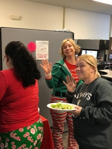 Tampa office PJs Day and Secret Santa Lunch - December 28, 2018